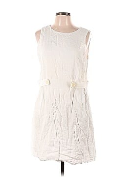 Emporio Armani White Side Button Dress (view 1)