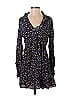Zara 100% Polyester Print Blue Casual Dress Size XS - photo 1