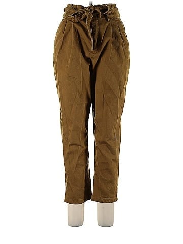 A New Day Solid Brown Casual Pants Size 10 - 43% off
