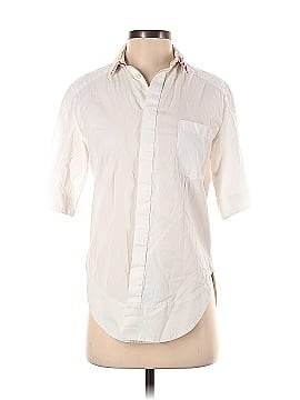 Haider Ackermann White Short Sleeve Shirt (view 1)
