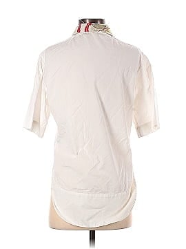 Haider Ackermann White Short Sleeve Shirt (view 2)