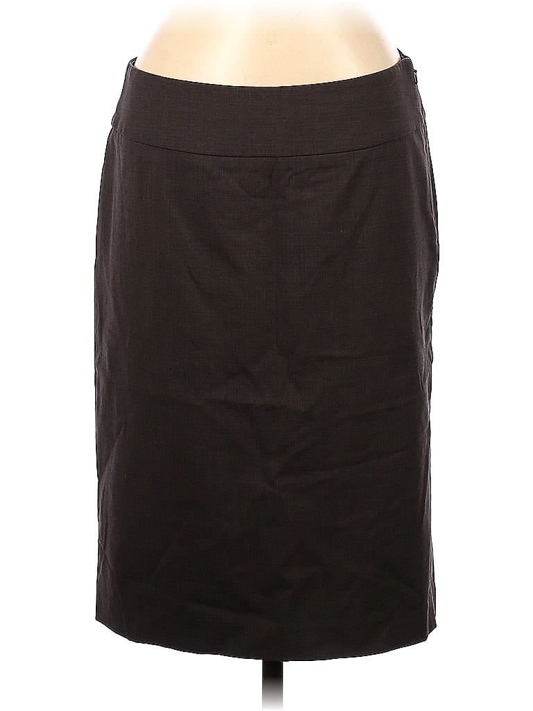 Banana Republic Solid Brown Casual Skirt Size 8 - photo 1
