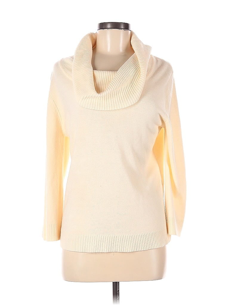 Sherry Taylor 100% Acrylic Ivory Pullover Sweater Size L - photo 1