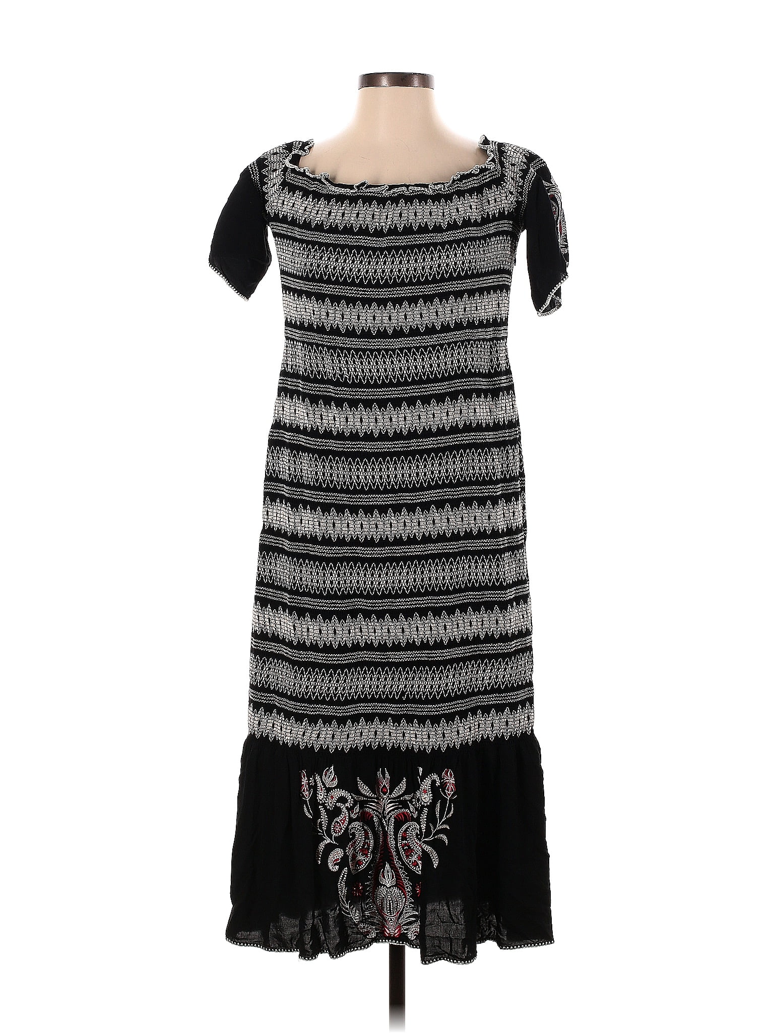 Rachel Zoe Stripes Multi Color Black Nicolette Dress Size M - 84% off ...