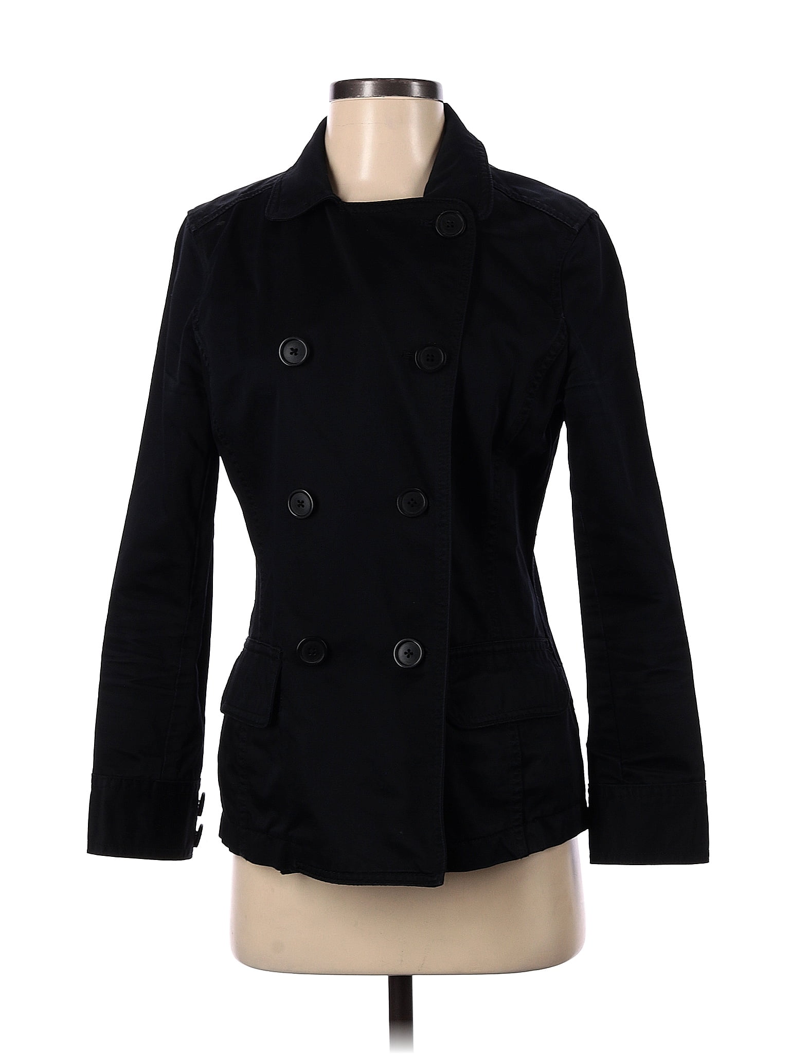 Gap 100 Cotton Solid Black Jacket Size S 70 off thredUP