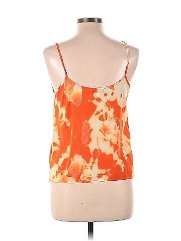 Thakoon Collective Orange Tie Dye Slip Tank (view 2)