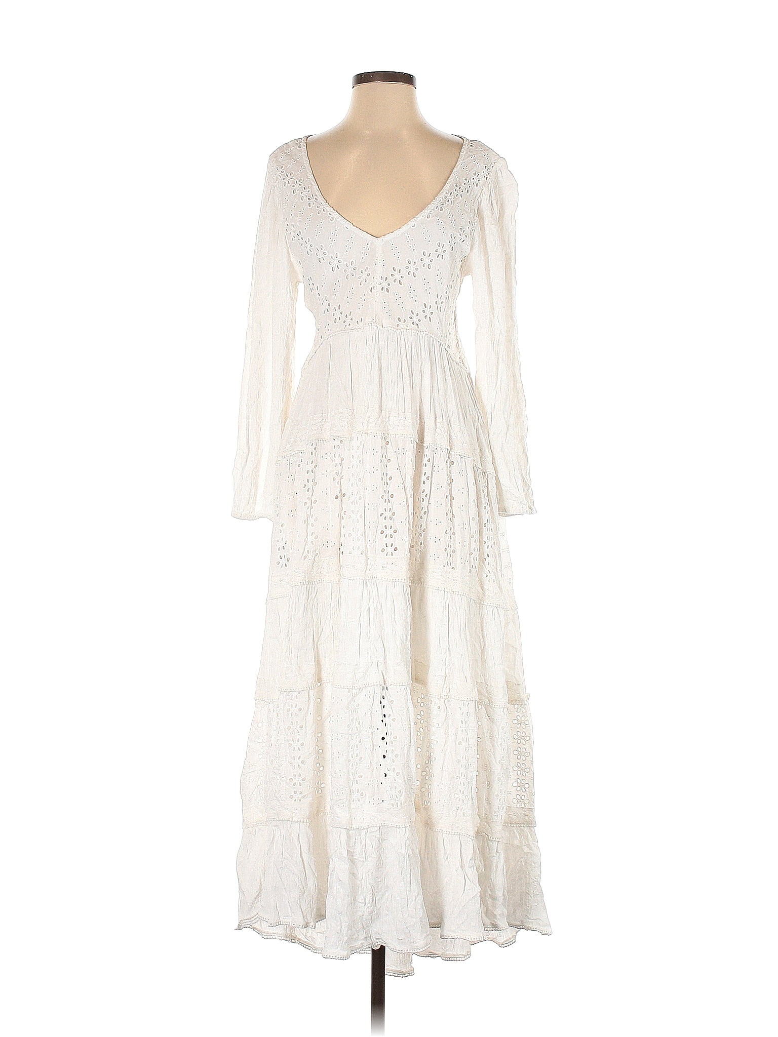 wedding dresses for winter wedding Amazon.com: REORIA Womens Long Sleeve Guest Maxi Purple/Multi Orchid Print V Size:8½ office wear dress