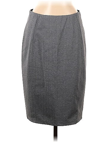 Liverpool Los Angeles Gray Casual Skirt Size 8 73 off ThredUp