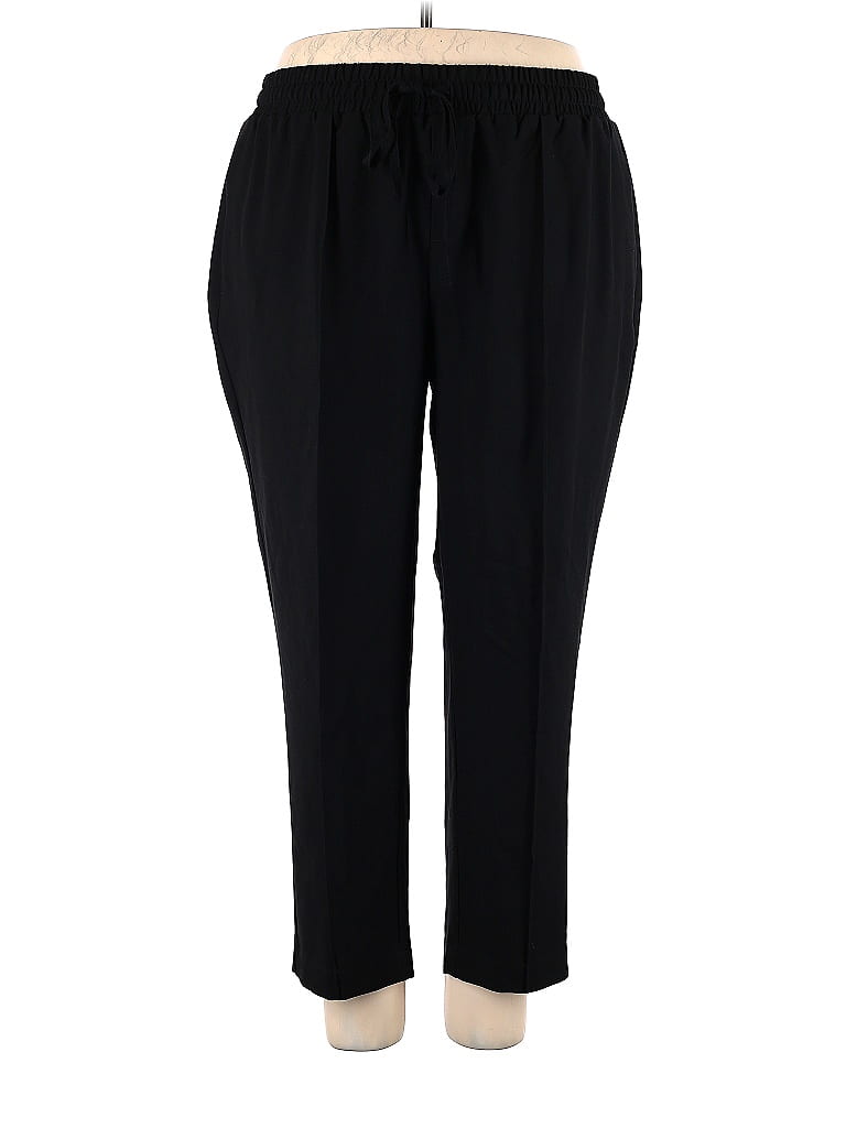 Lane Bryant Solid Black Casual Pants Size 20 (Plus) - 65% off | thredUP
