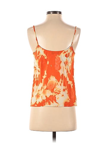 Thakoon Collective Orange Tie Dye Slip Tank (view 2)