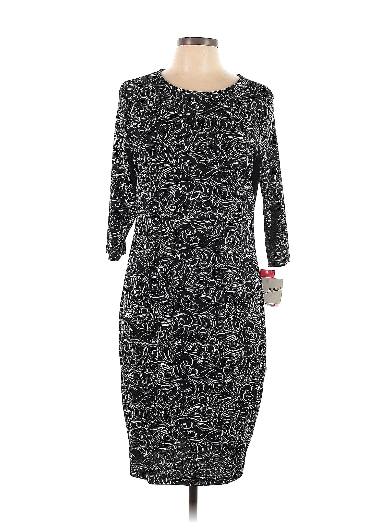 Olivia Matthews Black Cocktail Dress Size XL - 53% off | thredUP