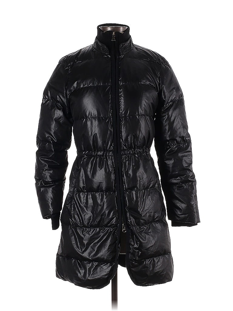 Banana Republic 100% Polyester Solid Black Snow Jacket Size XS - 78% ...