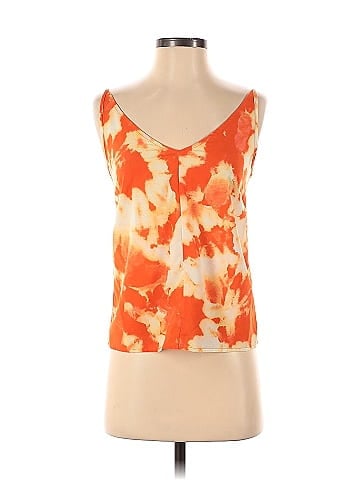 Thakoon Collective Orange Tie Dye Slip Tank (view 1)
