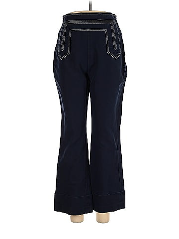 Draper James Solid Blue Velour Pants Size XL - 72% off