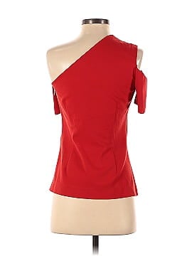 Jason Wu Collection Red Ruffle Top (view 2)