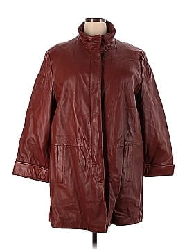 Tibor Leathers Faux Leather Jacket (view 1)