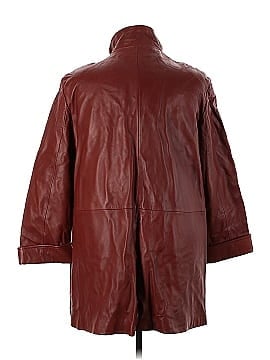 Tibor Leathers Faux Leather Jacket (view 2)