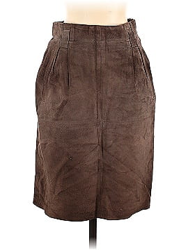 Evan Davies Leather Skirt (view 1)