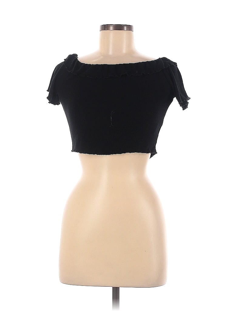 Pre-owned By The Way. Short Sleeve T-shirt In Black