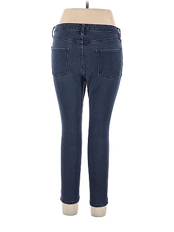 LC Lauren Conrad Solid Blue Jeans Size 14 - 68% off