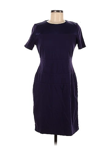 BOSS by HUGO BOSS Solid Purple Delilara Dress Size 6 82 off