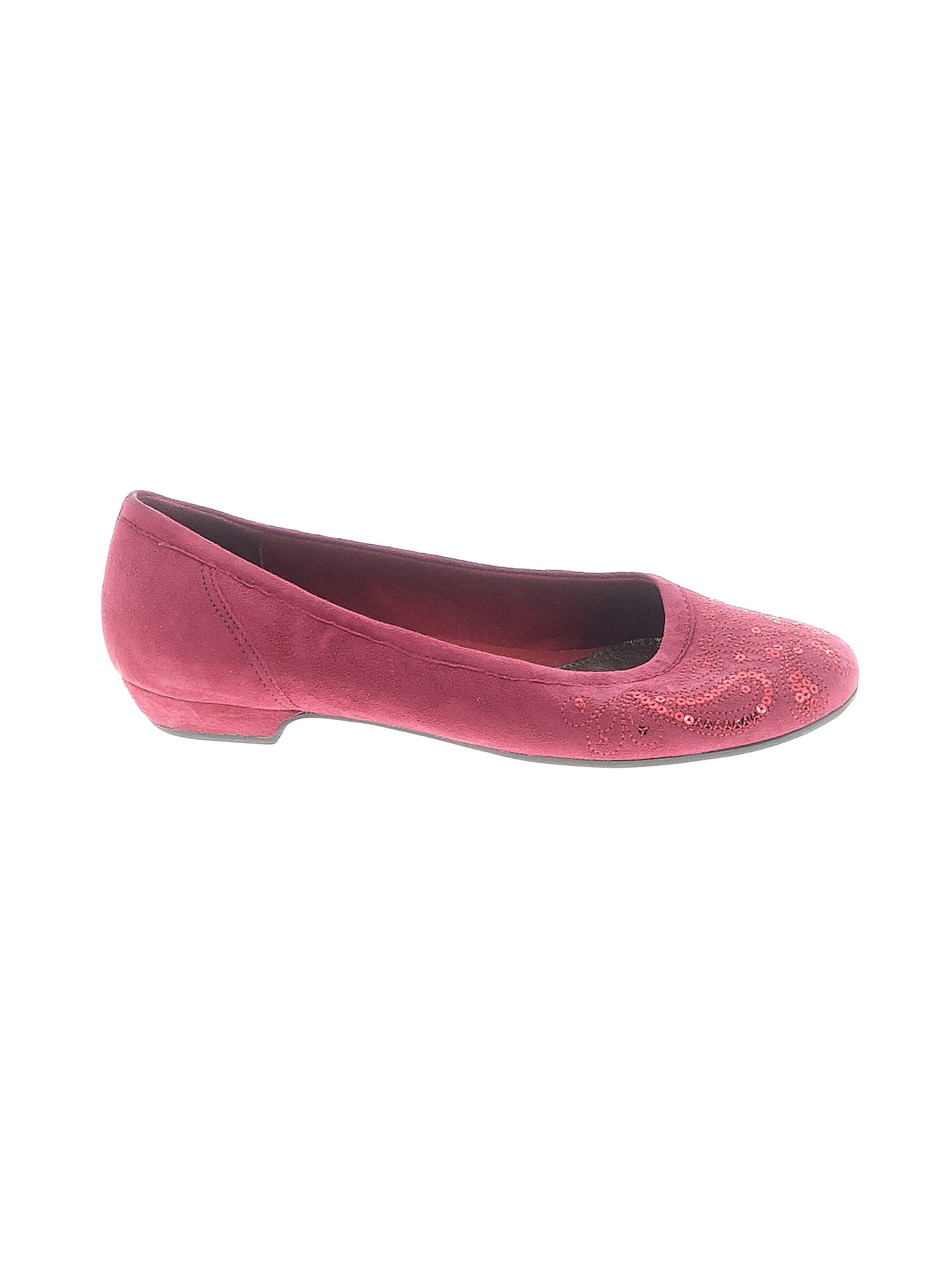 Trotters Solid Pink Red Flats Size 5 1/2 - 70% off | ThredUp