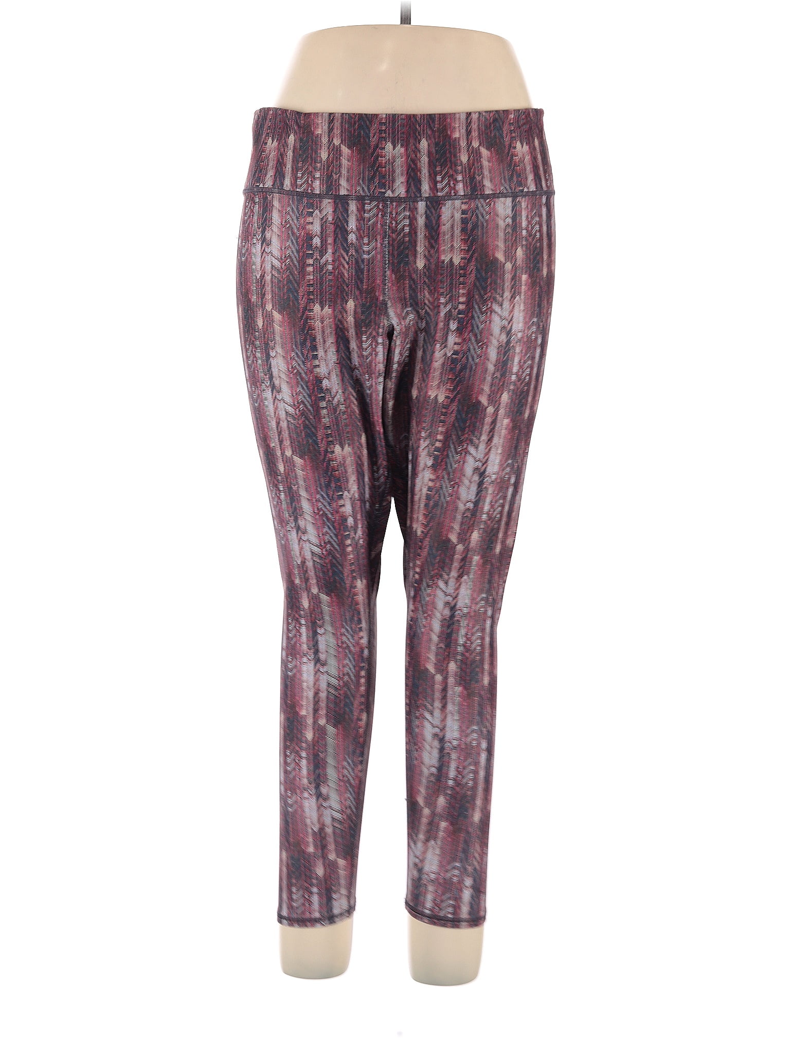 Fabletics Burgundy Active Pants Size 1X (Plus) - 47% off | thredUP