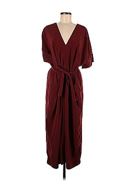 CO Red Belted Midi Dress (view 1)