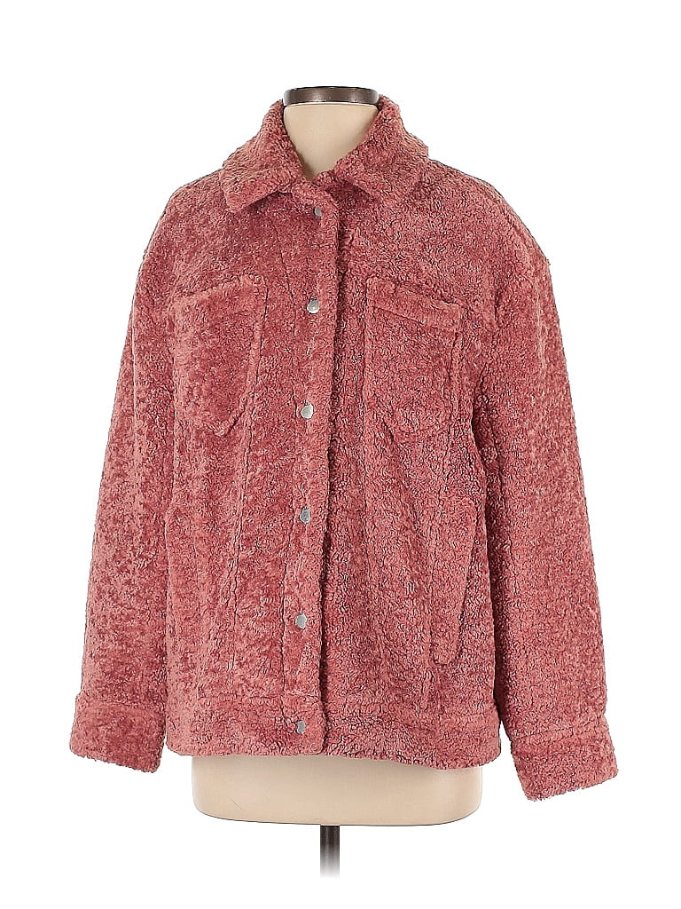 Cinq à Sept 100 Polyester Solid Red Fleece Size XS 76 off thredUP