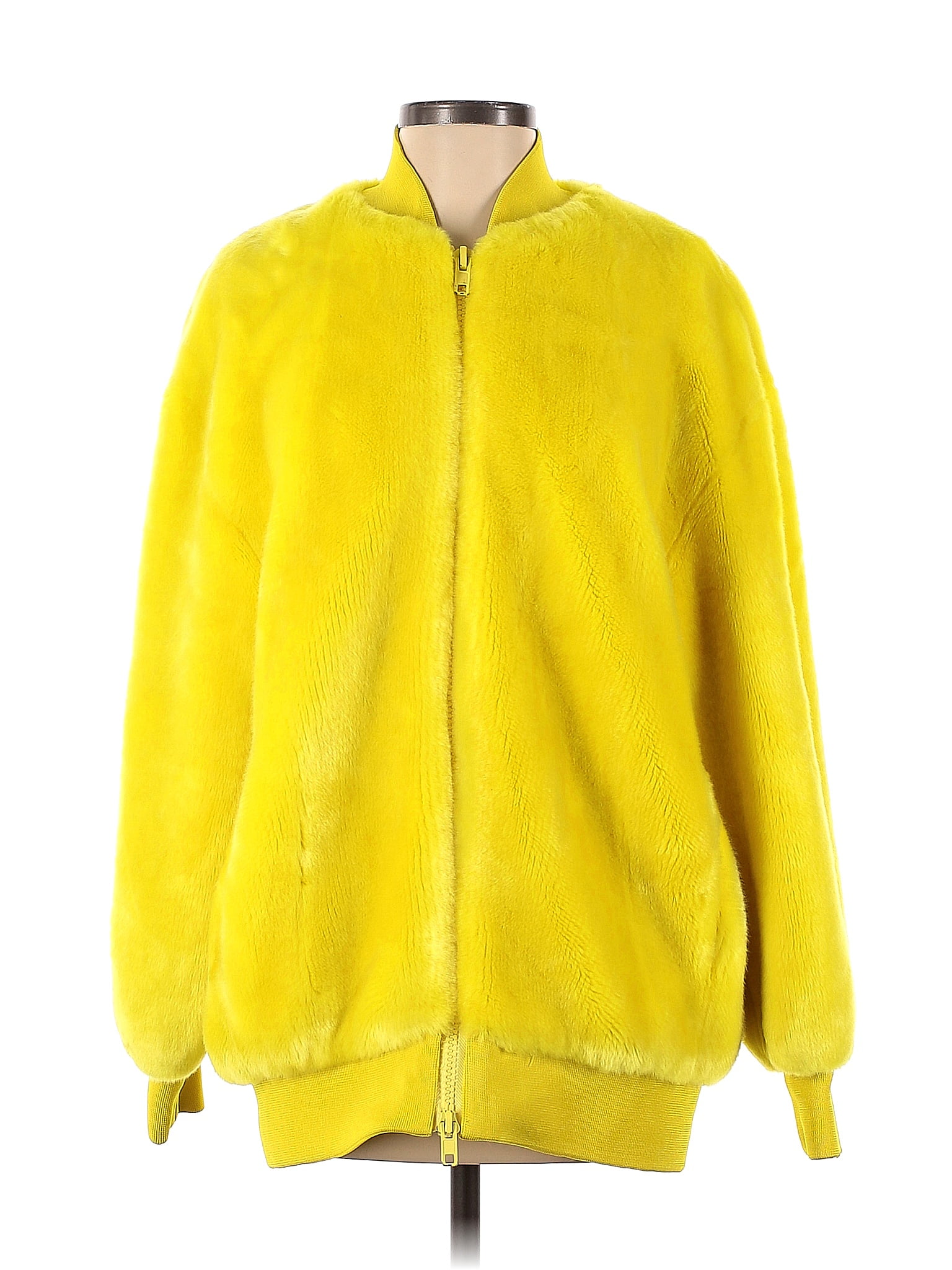 Tibi faux fur sales bomber jacket