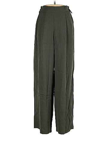 Emporio Armani Solid Green Casual Pants Size 40 IT 86 off