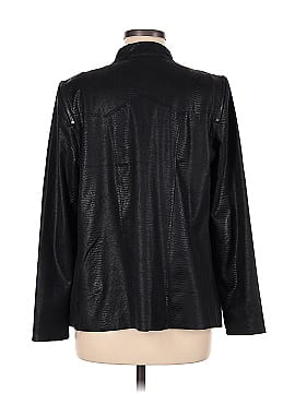 Bianco Faux Leather Jacket (view 2)