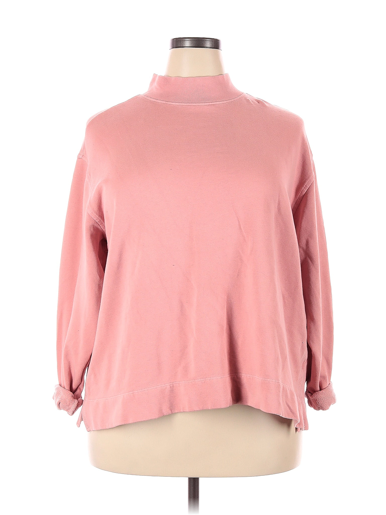 Old Navy Pink Pullover Sweater Size 2X (Plus) 66 off ThredUp