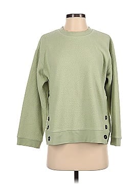 Madewell (Re)sourced Brushed Side-Button Relaxed Sweatshirt (view 1)