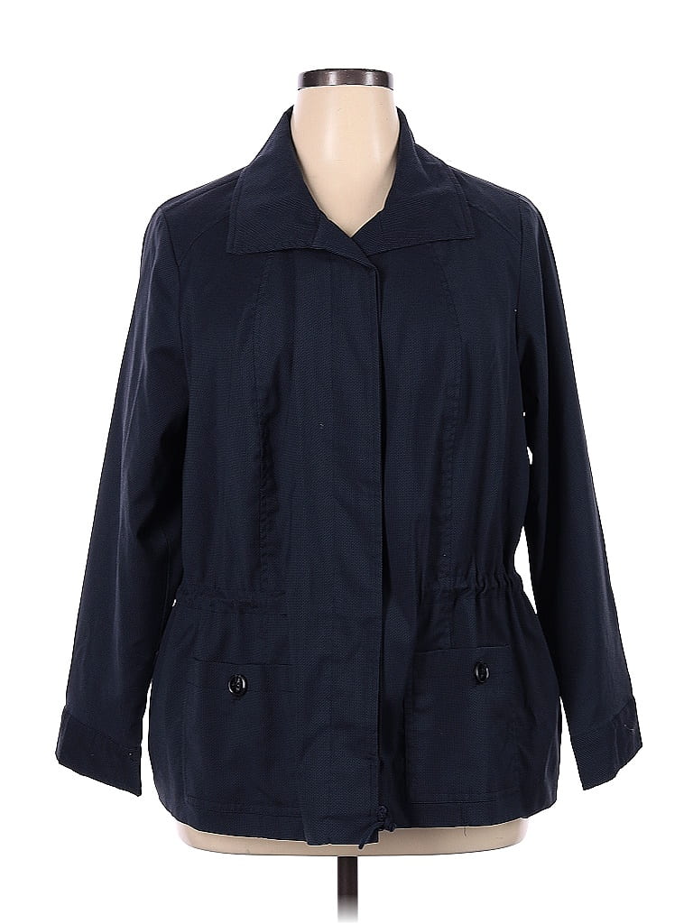 Cj Banks Blue Jacket Size 1X (Plus) 69 off ThredUp