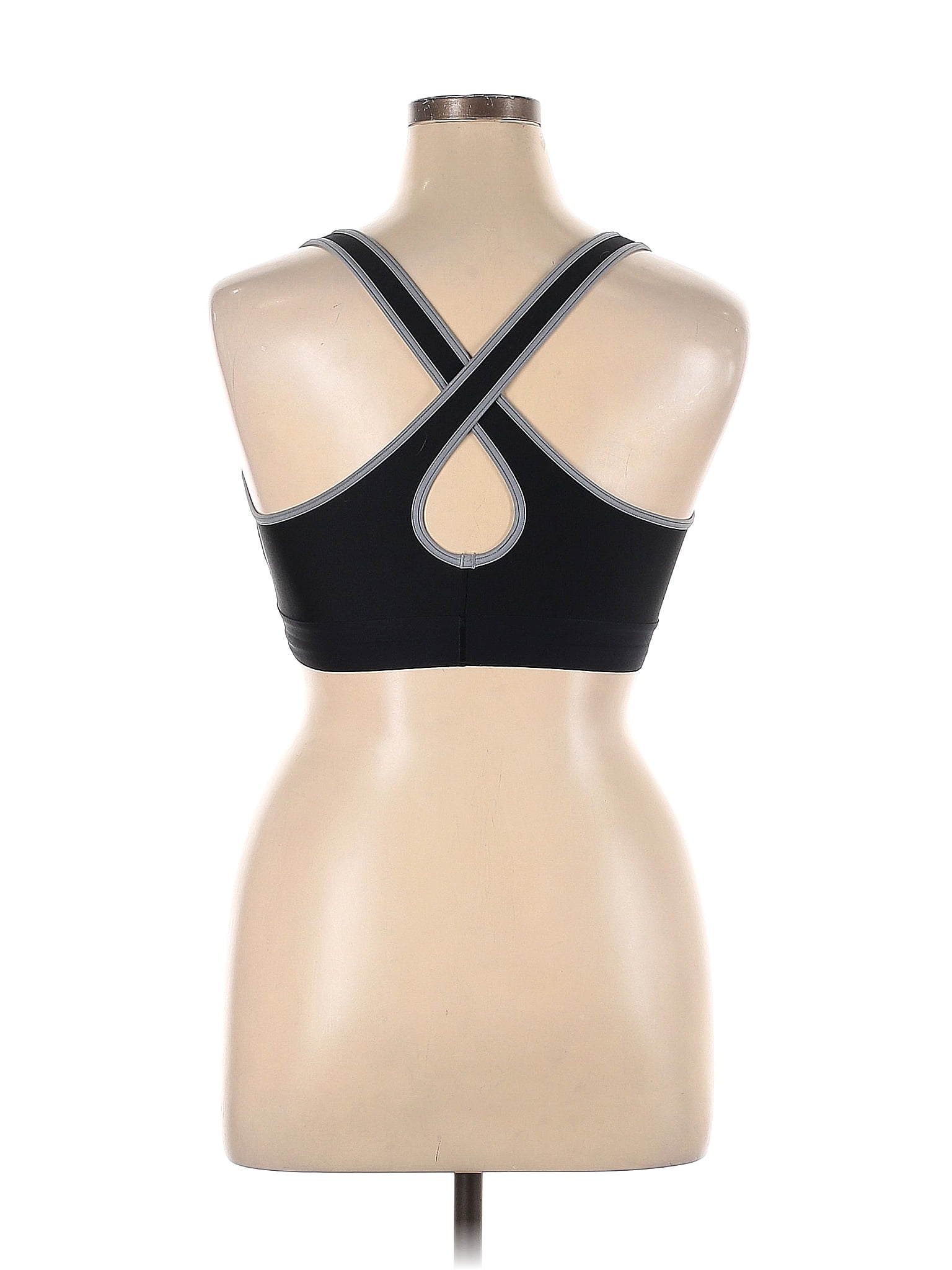 Under Armour Color Block Graphic Silver Sports Bra Size XL - 48