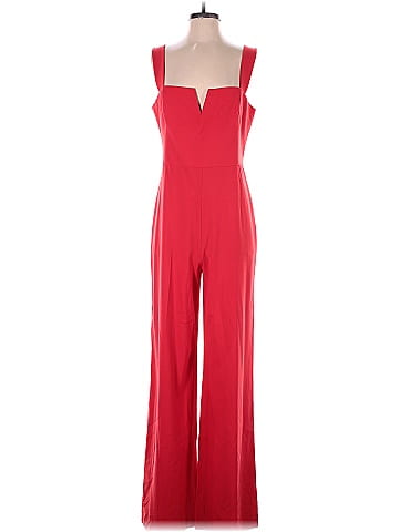 BCBGMAXAZRIA Solid Red Jumpsuit Size M 82 off ThredUp