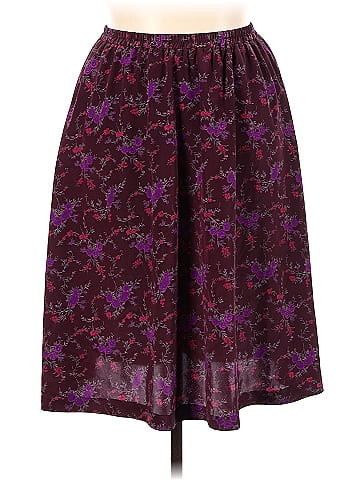 Floral skirt shop size 18