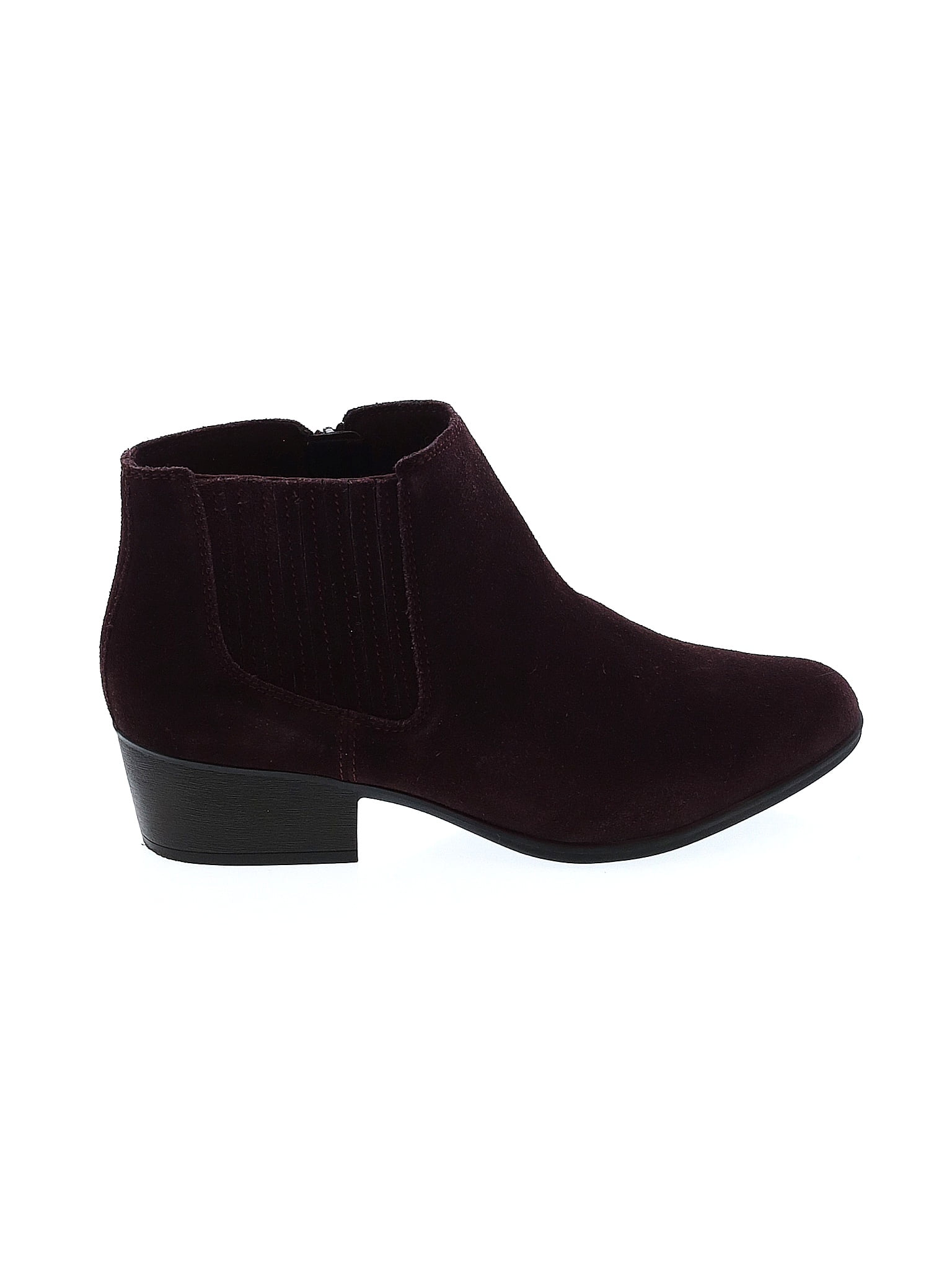 clarks burgundy ankle boots