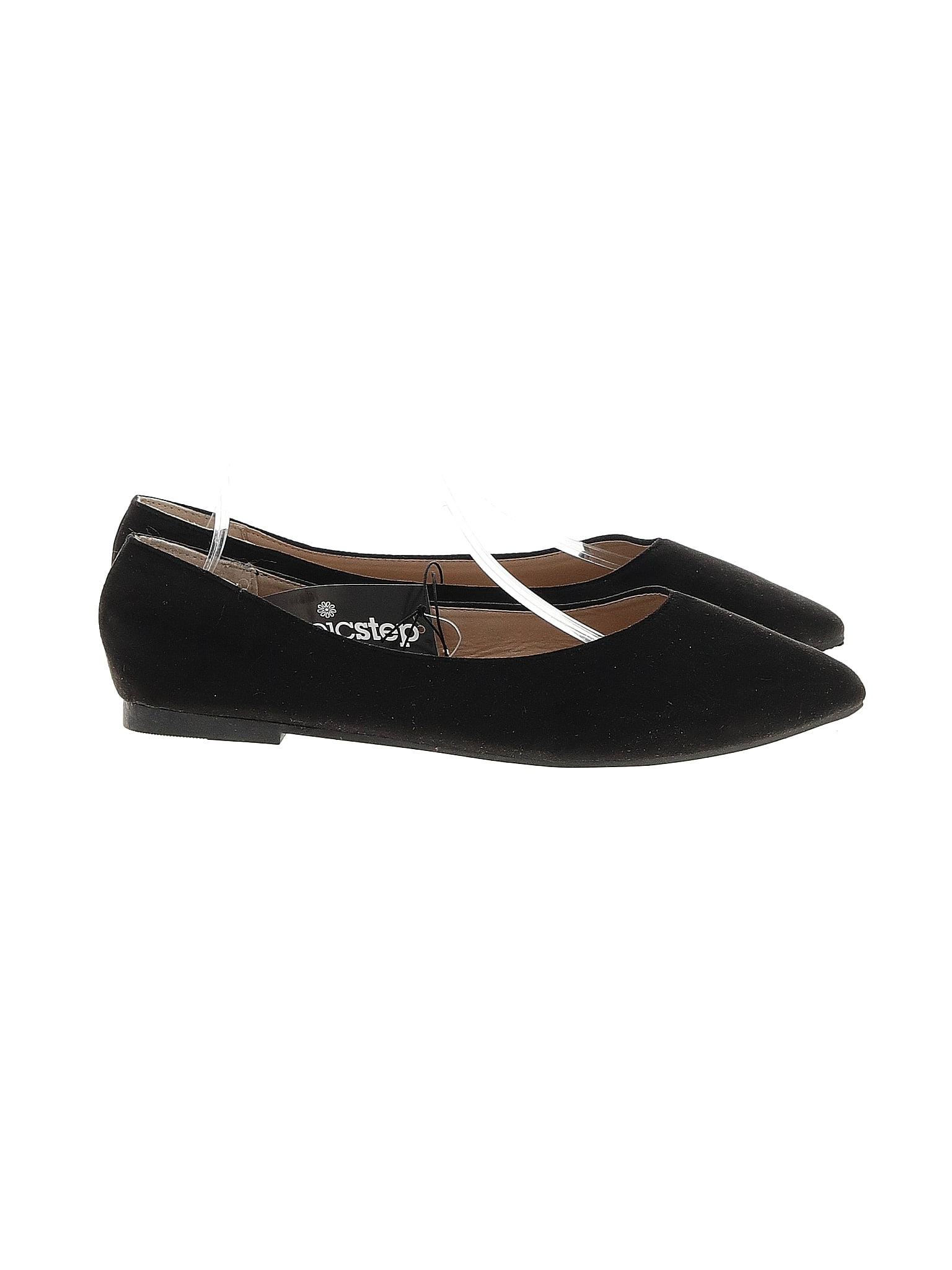 Epic Step Solid Black Flats Size 11 66 Off Thredup