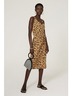 Thakoon Collective 100% Polyester Brown Animal Print Slip Tank Size 2 - photo 3