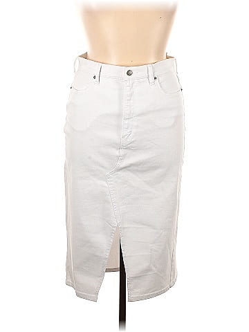 White denim shop skirt size 14