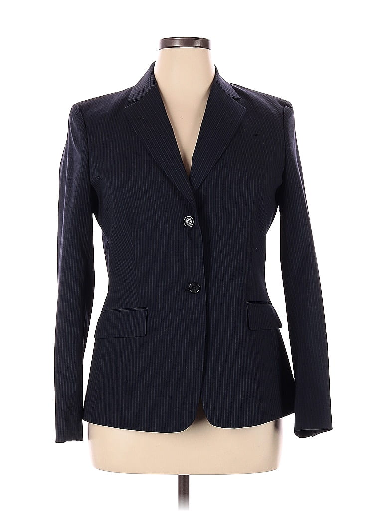 Brooks Brothers 346 Stripes Blue Wool Blazer Size 14 - 79% off | thredUP