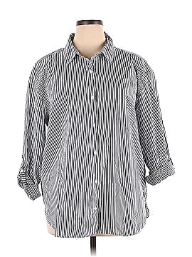 Gloria Vanderbilt 3/4 Sleeve Button-Down Shirt (view 1)