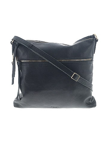 Margot black leather cheap crossbody