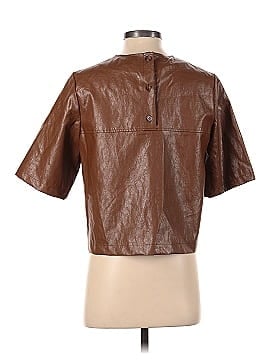 Mignon Doo Faux Leather Top (view 2)