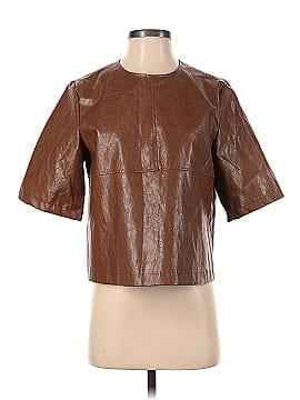 Mignon Doo Faux Leather Top (view 1)