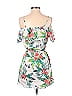 Blush 100% Polyester Floral Floral Motif Tropical White Casual Dress Size S - photo 2