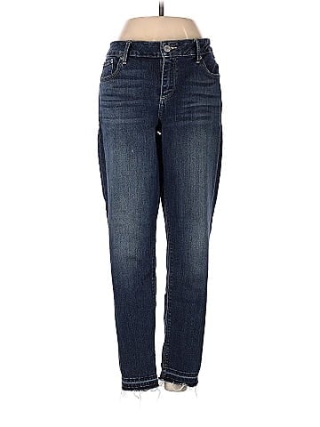 Lucky Brand Solid Blue Jeans Size 6 - 66% off