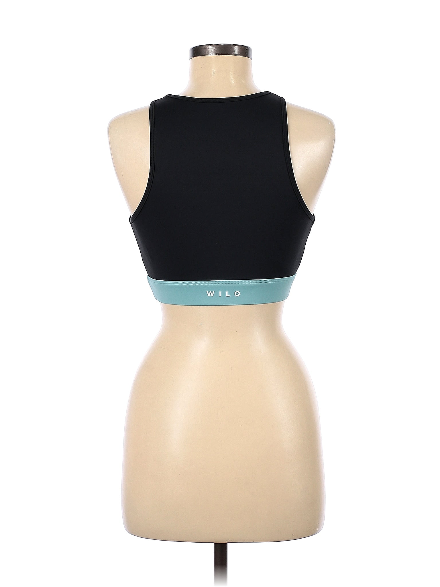 WILO Color Block Teal Sports Bra Size M - 66% off